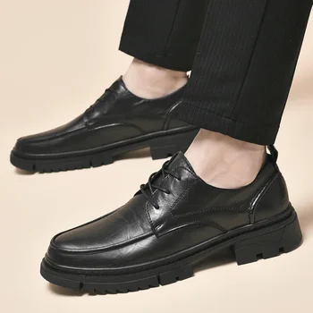 גברים הרשמית של נעליים בסגנון בריטי אותנטי עור נעלי גברים של יוקרה מזדמנים עסקי נעלי אוקספורד מפלגה של גברים נעלי המוקסין