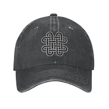 מותאם אישית כותנה סלטיק שלמה הקשר סמל הקלטים כובע בייסבול עבור גברים, נשים, מתכוונן אבא הכובע חיצוני