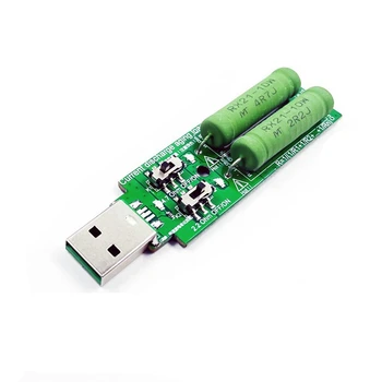 1 חתיכה USB נגד DC אלקטרוני טעינה עם מפסק מתכוונן 5V1A/2A/3A קיבולת סוללה מתח פריקה התנגדות הבוחן