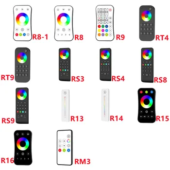 2.4 G Wireless RGB/RGBW מרחוק בקר RGB LED אור כדי להבין על/כיבוי, התאמת צבעים, שינוי דינאמי, קבוצה מחיצה