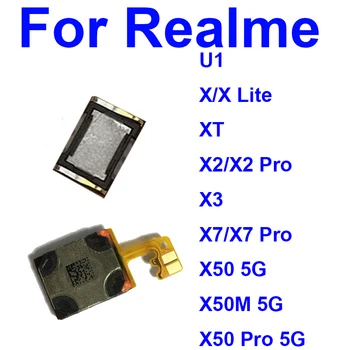 האוזנייה רמקול עבור Realme X Lite XT X3 X2 Pro X7 Pro X50 X50M X50Pro 5G ש U1 אוזניות רמקול נשמע מקלט להגמיש כבלים