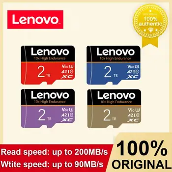 Lenovo 2TB כרטיס זיכרון SD 1TB 512GB SD/TF כרטיס פלאש מיני כרטיסי SD UHS-1 כרטיס זיכרון פלאש 256GB 128GB עבור מצלמה בטלפון נינטנדו