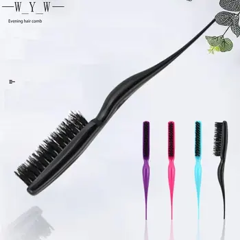 Pro סלון שיער מברשות מסרק דק קו מתגרה סירוק במברשת כלי עיצוב DIY קיט פלסטיק מקצועי עיצוב שיער מסרקים