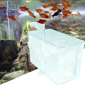 באקווריום רבייה הקופסא שקוף חלל גדול שתי שכבות דגים התינוק 2 תאים יניקה סוג אקווריום הרבייה תיבת