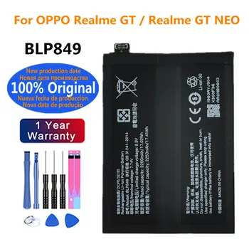 100% באיכות גבוהה מקורי BLP849 4500mAh סוללה חדשה עבור OPPO Realme GT / Realme GT ניאו טלפון נייד סוללה