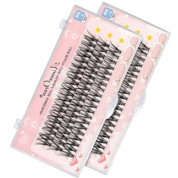 עבה מסתלסל הרחבות ריס בודד אשכול של 30pcs שערות חם להמיס את הריסים עבור נשים, נערות צעירות.