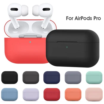 אוזניות סיליקון במקרה AirPods Pro 1 מגן כיסוי אלחוטי Bluetooth אוזניות במקרה airpods pro 1 תיק מגן
