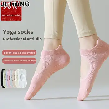 נשים באיכות גבוהה פילאטיס גרביים נגד החלקה לנשימה ללא משענת יוגה גרבי הקרסול בנות ריקוד בלט גרבי ספורט כושר כושר