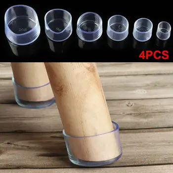4pcs/סט כוסות קומה ומגיני גרביים סיליקון רפידות Non-להחליק מכסה רהיטים רגל רגל הכיסא כמוסות