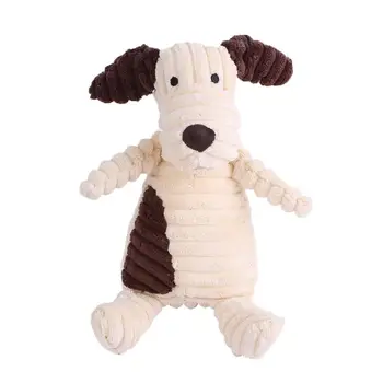 סקוויקי כלב צעצועים ממולאים הכלב המצפצף צעצועים בלתי ניתן להריסה כלב צעצוע עם המשרוקית צעצועים הגור כלבים קטנים מחמד שיניים ניקוי