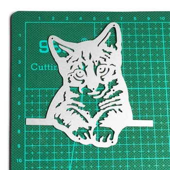 חיתוך ימות סטנסיל תבנית מתכת תבניות עצל שוכב חתול צורה סגנון DIY מלאכה הבלטה כלים אלבום עיצוב אלבומים עיצוב אמנות