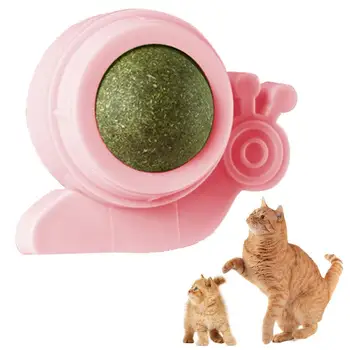 נפית החתולים כדורי צעצוע לחתולים בטוח נפית החתולים קיר רולר עבור חתולים מלקקים אינטראקטיבי צעצועים אכיל נפית החתולים הביצים נפית החתולים קיר רולר עבור חתולים