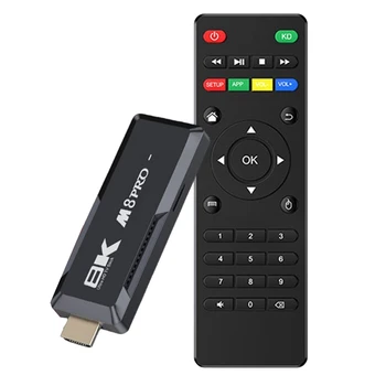 M8 PRO מקל טלוויזיה 1GB 8GB אנדרואיד 12.1 Smart TV Box Aiiwinner H313 2.4 G+5G Dual Band WIFI אנדרואיד נגן מדיה קל להתקין