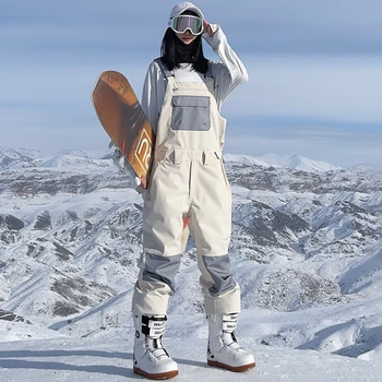 החורף חיצונית סנובורד מכנסיים סקי גברים ונשים מכנסיים עמיד למים החליפה עמיד למים מבודד סקי מכנסיים מכנסיים XS-XL