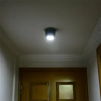 מופעל על סוללה זרקור LED חיישן תנועת PIR אור אלחוטית אינפרא אדום מנורת קיר הבית מקורה חיצוני גלאי האבטחה אור