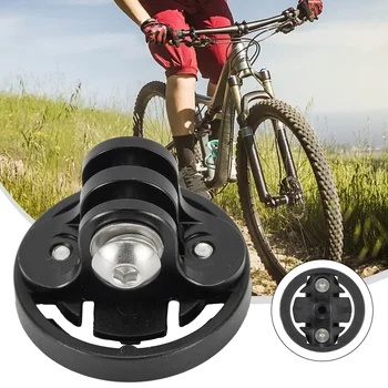 1pc אופניים המחשב הר עבור GoPro על אופניים Garmin מד מהירות שעון עצר מתאם רכיבה על אופניים אחורי מצלמה Mount Bracket
