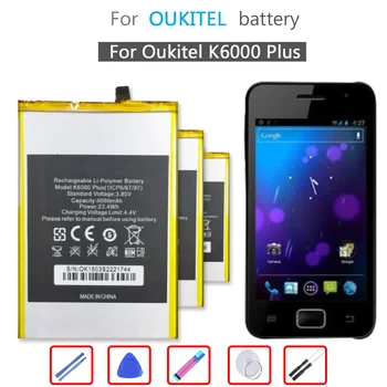 K6000plus 6080mAh סוללה עבור Oukitel K6000 בנוסף K6000Plus טלפון נייד