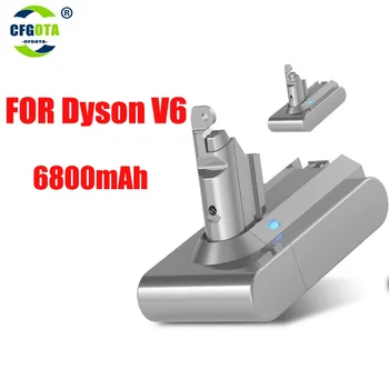 21.6 V 6800mAh Li-ion סוללה עבור דייסון V6 DC58 DC59 DC62 DC74 SV09 SV07 SV03 965874-02 שואב סוללה L30+מטען