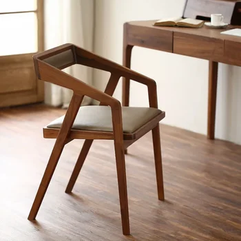 יצירתי מינימליסטי עץ הכיסא נורדי קוראת למשרד איפור עיצוב כיסאות בחדר האוכל מתקדמים למבוגרים Mueblesa נורדי רהיטים