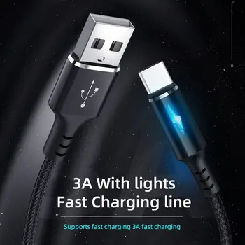5A USB Type C כבל מהר תשלום כבלים מסוג C כבל נתונים עבור סמסונג /Xiaomi /Huawei טלפון נייד טעינת חוט הכבלים