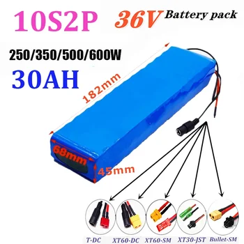 36V 30Ah 10S2P Batterie ebike batterie pack 18650 Li-Ion Batterie 500W מתח גבוה und Kapazität 42V Motorrad רולר