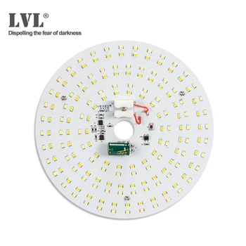 לוח LED אור 18W Led 25W צינור אור 220V מודול Led ניתן לעמעום אורות התקרה סביב תקרת led אור לוח