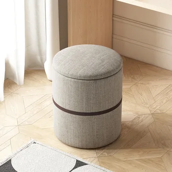 כיסא איפור שרפרף נייד סביב עיצוב חדר השינה צואה אחסון הכניסה האירופי Gotchic Taburete Plegable נורדי עיצוב הבית