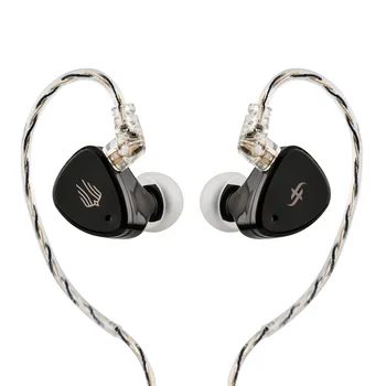 SIMGOT EM6L 1DD + 4BA היברידית נהג In-ear Monitor HiFi אוזניות IEM עם להסרה OFC כסף כבלים עבור מוזיקאי Audiophile