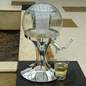 קרח נייד ליבת כדור בצורת משקה מנפק מעשי מיכל עמיד נירוסטה קר בירה מחבית מגדל מוזגת ZM1016