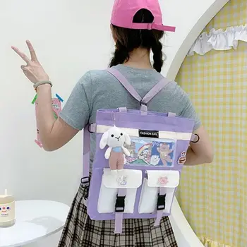 אופנה נשים מגניב ילדה בכיתה תיק תיק שליח כתף תיק תלמיד Backapck Crossbody תיק