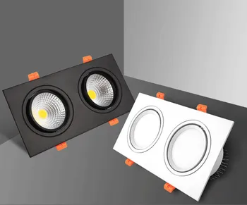 6 סוגים Dimmable שקוע LED Downlights 14W 20W 24W COB LED התקרה אורות ספוט AC110~230V LED מנורת תקרה תאורה פנימית
