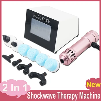 חדש 250mj Shockwave טיפול המכונה המותניים בחזרה הקלה כאב מקצועי גל הלם אד טיפול פיזיותרפיה הגוף לעיסוי