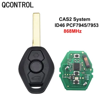 QCONTROL המרוחק מפתח מתאים ב. מ. וו 3/5 סדרה CAS2/CAS2 מערכת ID46-7945 שבב HU92 מפתח להב 868MHz