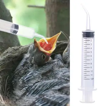 מעשי עבור התוכי נייד ציפור אספקת מזון נוזלי מזין ציפור רפואה מזין ציפור מאכילה כלי המרפק מזרק
