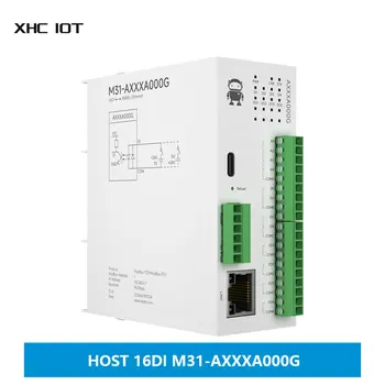 16DI RJ45 RS485 אנלוגי מתג רכישת מופץ Remote IO מודול Host מודול XHCIOT m31 לאמת-AXXXA000G PNP NPN Modbus TCP/RTU