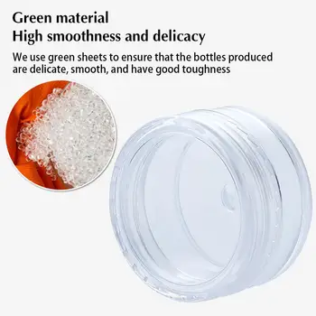 1pc 10g ברור צנצנת פלסטיק קרם מדגם פלסטיק קנקנים בקבוק למילוי חוזר קוסמטיקה קופסא לאחסון בקבוקים להגדיר אריזה T K1E9