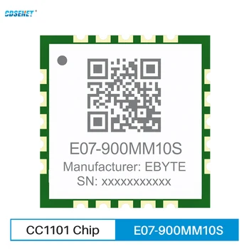 CC1101 868MHz 915MHz מודול אלחוטי SPI CDSENET E07-900MM10S 10dbm 1.5 ק 