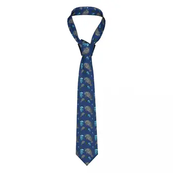 Mens עניבה קלאסית רזה עשב ים אוקיינוס ים עניבות צר צווארון סלים מקרית עניבה מתנה