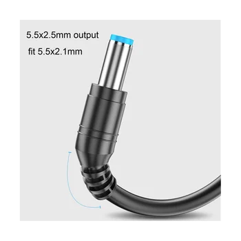 USB C סוג C משטרת עד 20V כבל חשמל עבור נתב אלחוטי נייד LED הרצועה רמקול מצלמה CCTV DVR 1.2 מ'