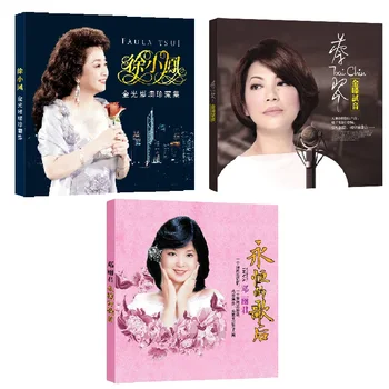 סיני 12cm תקליטי ויניל LPCD דיסק פאולה Tsui טסאי סנטר תרזה טנג סין זמרת פופ 9 דיסק CD ספר השירים
