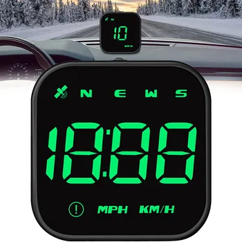 מכונית תצוגה עילית GPS מד מהירות עם מהירות קמ 