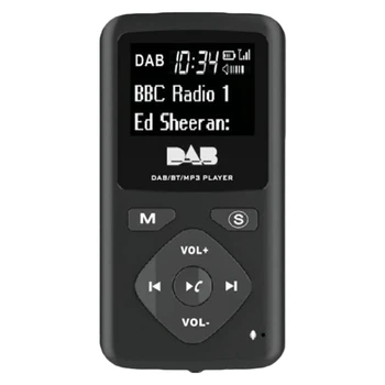 DAB/רדיו דיגיטלי DAB Bluetooth 4.0 אישי כיס FM נייד Mini רדיו אוזניות MP3 Micro-USB הבית.