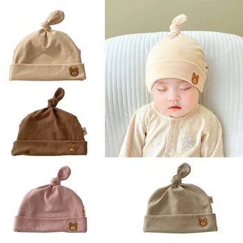 הרך הנולד בבית החולים כובע פג בנים בנות ביני כותנה דוב האוזניים תינוק תינוק כובע