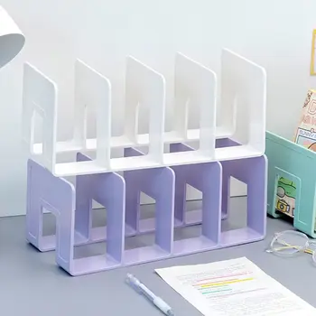 שקוף הספר לעמוד אקריליק ספר ילדים עומד שולחן העבודה מדף מחיצה הספר משטח השולחן מדף שולחן