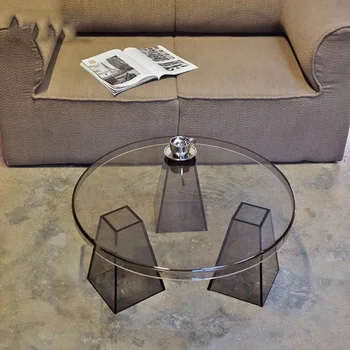פשוט עגול שולחן קפה יפני מודרני מינימליסטי נמוכה שולחן צד לסלון Tavolino דה Salotto הרהיטים בסלון