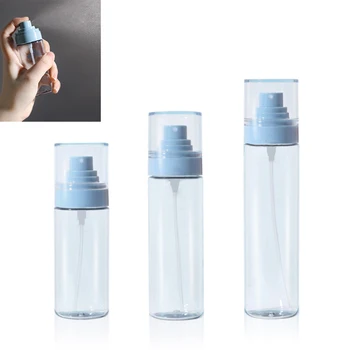 3Pcs/סט ספריי למילוי חוזר בקבוק פלסטיק ריק משאבה בנפרד נסיעות קוסמטיקה מים עשירים ערפל 80ml+100מ 
