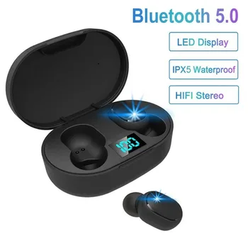 E6S TWS Fone Bluetooth אוזניות אלחוטיות bluetooth אוזניות ביטול רעש אוזניות עם מיקרופון אוזניות Xiaomi Redmi