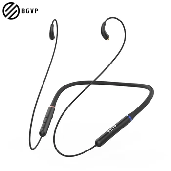 BGVP M1s BK3266 DAC Neckband אוזניות ספורט Bluetooth אלחוטית צווארון אוזניות שדרוג כבל MMCX ממשק עם מיקרופון אוזניות