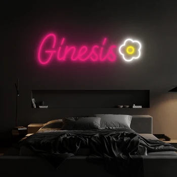 חינם עיצוב ניאון הובילו השם להתאים אישית את השלט קיר חדר השינה אורות השם, עיצוב הלוגו של העסק עיצוב חדר אישי מתנה שלט ניאון