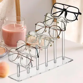 יציב כוסות מתלה התקנה קלה משקפיים מחזיק פרימיום Multi-tier אקריליק משקפיים דוכן תצוגה במחורר כבד עבור משקפי שמש